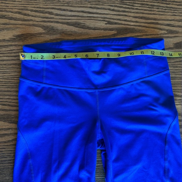 Athleta Vibrant Blue Women's Legging Capris with Back Zip Pocket Size S - Picture 6 of 8
